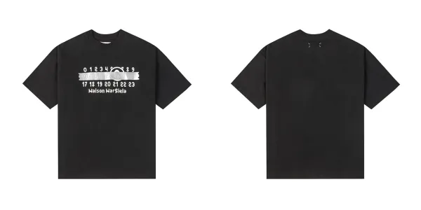 Maison Margiela Numbered Tape T-Shirt Black - 1