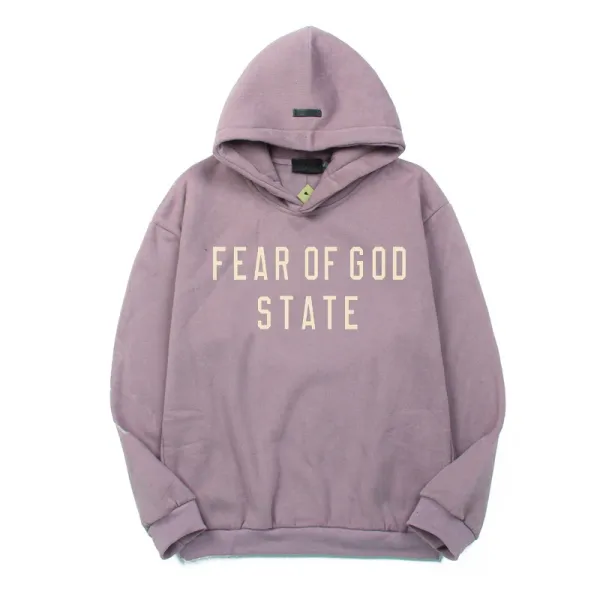 Fear of God Essentials Hoodie Dusty Pink Hoodie - 1