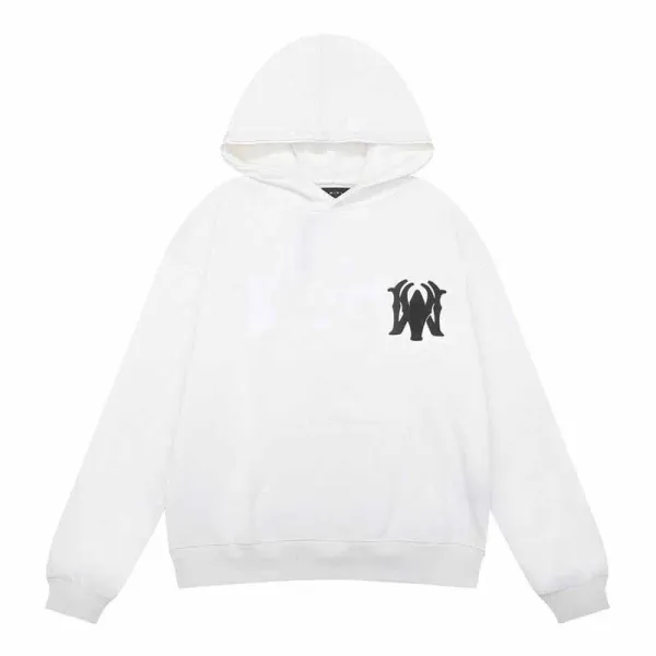 Woox White Graphic Hoodie - 1