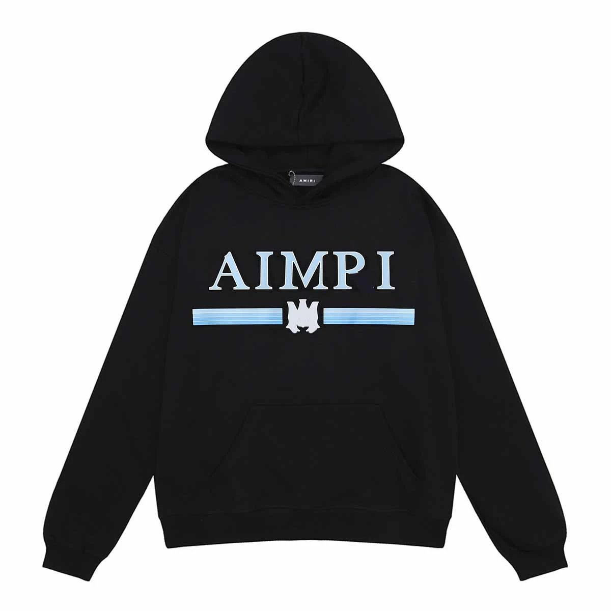 AIMPI Logo Graphic Hoodie Black - 1