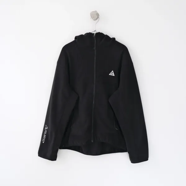 Nike ACG Polartec Full-Zip Hooded Fleece Jacket Black - 11