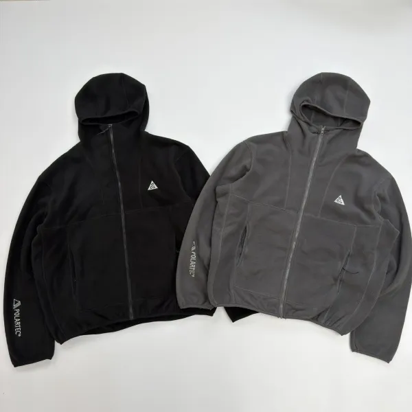 Nike ACG Polartec Full-Zip Hooded Fleece Jacket Black - 7