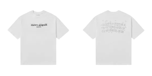 Maison Margiela Tabi Print White T-Shirt - 1