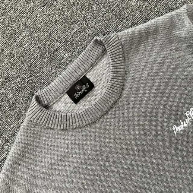 Broken Planet Knitwear Jacquard graphic crewneck sweater product detail image 20