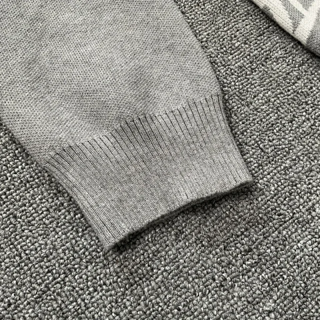 Broken Planet Knitwear Jacquard graphic crewneck sweater product detail image 24