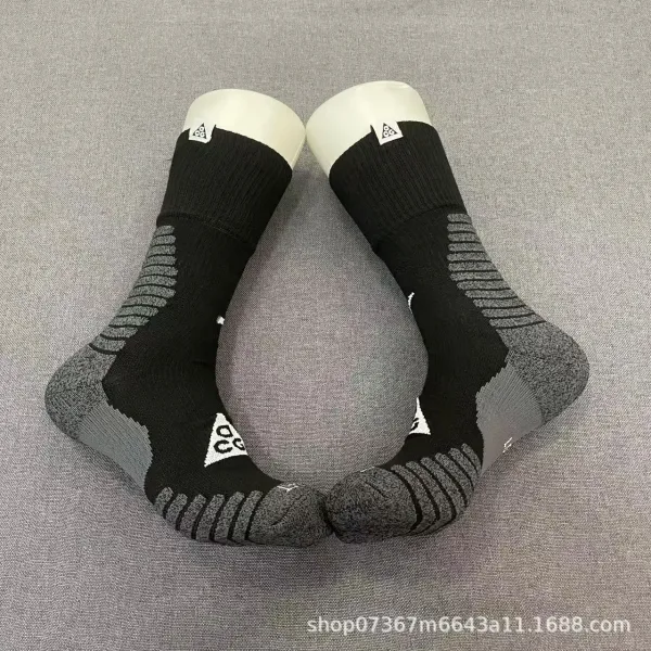 Nike Dri-FIT Performance Socks Black/Gray - 10