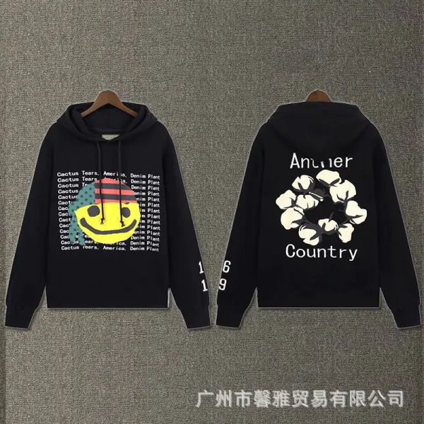 Antier Country Smiley Hoodie Black - 1