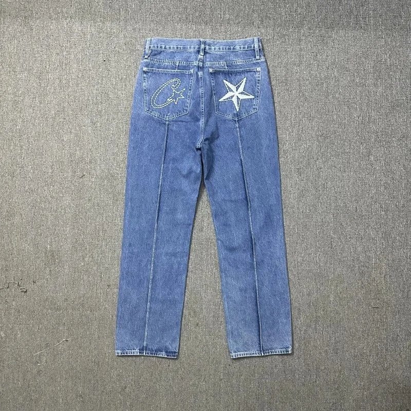 Corteiz Denim Pants with Star Embroidery photo 8