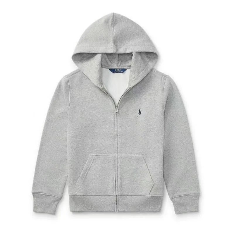 Men's and Women's Casual Pony Print Hooded Zip-Up Sweatshirt, Lightweight Spring/Autumn Jacket, Loose Fit Solid Color Pullover