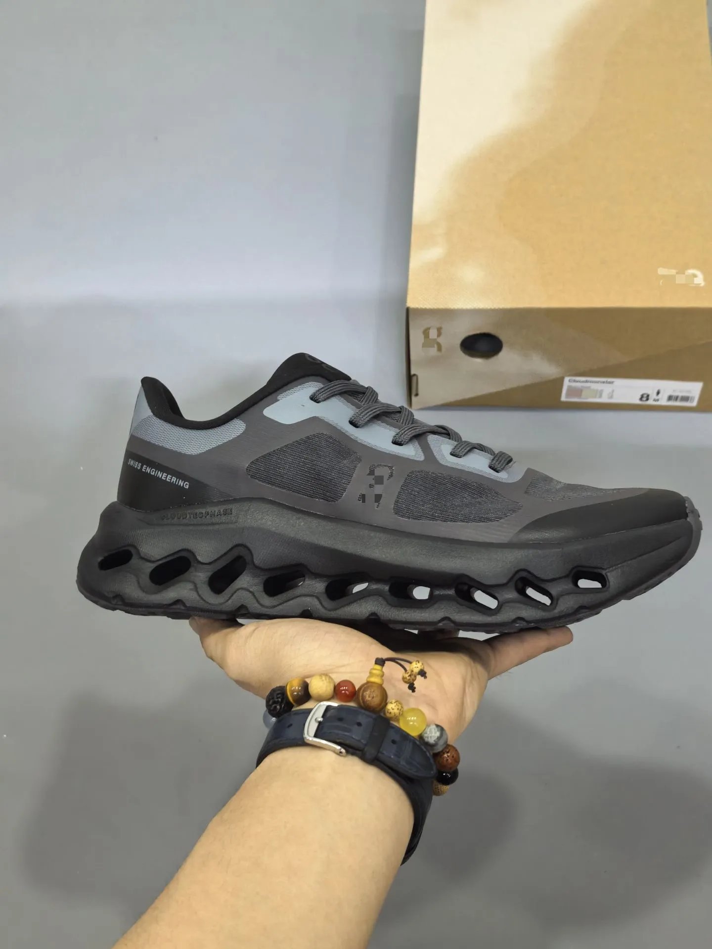 Unbranded Sneakers Mesh with hollow cushioned sole — Black and blue 36-45
