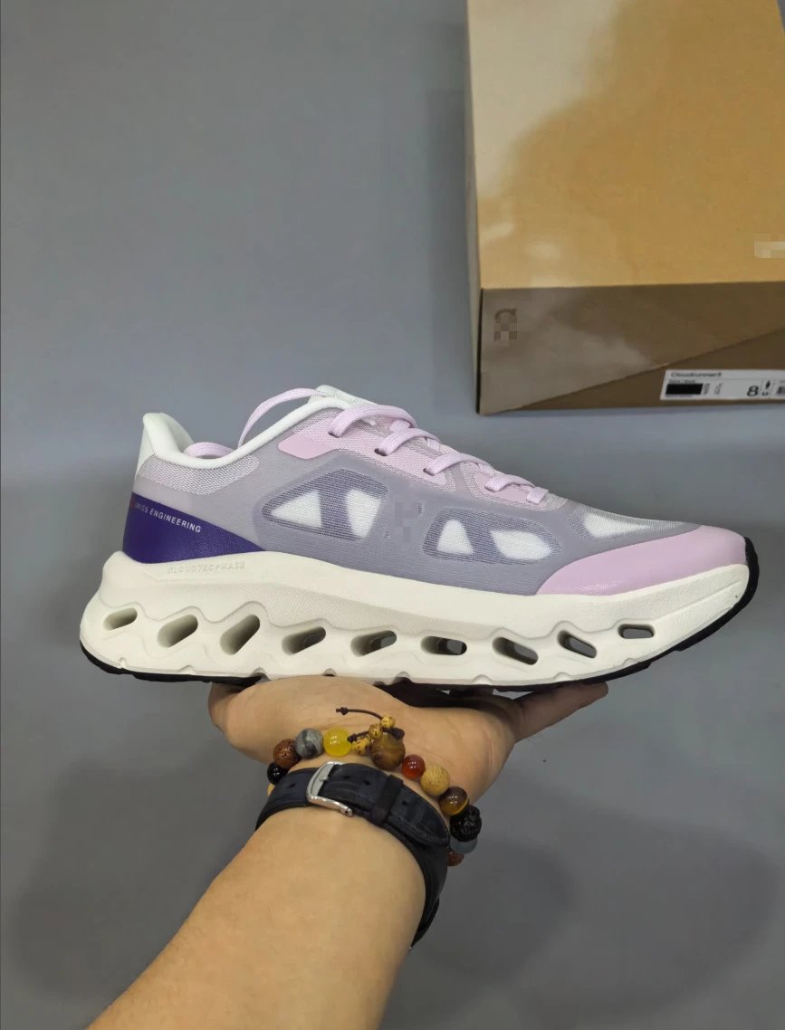 Unbranded Sneakers Mesh with hollow cushioned sole — purple 36-42