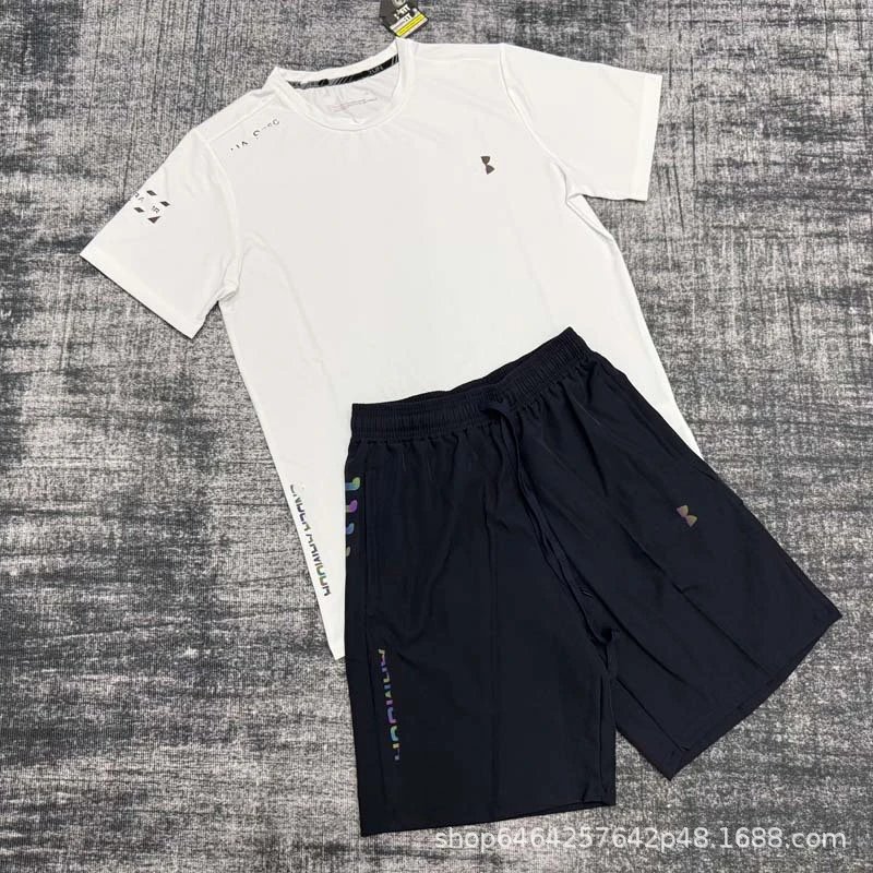 887 White + Royal Blue Shorts