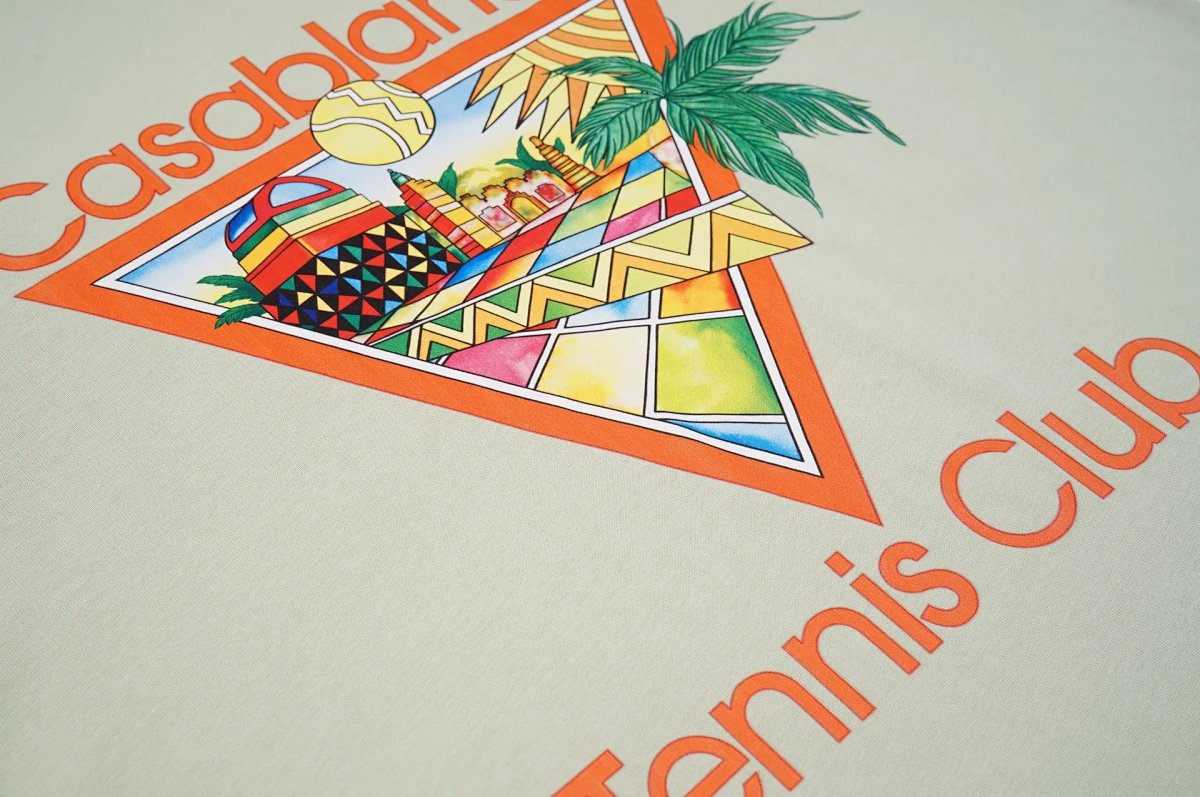 Casablanca Tennis Club Graphic Black T-Shirt product detail 26 in Litbuy spreadsheet finds