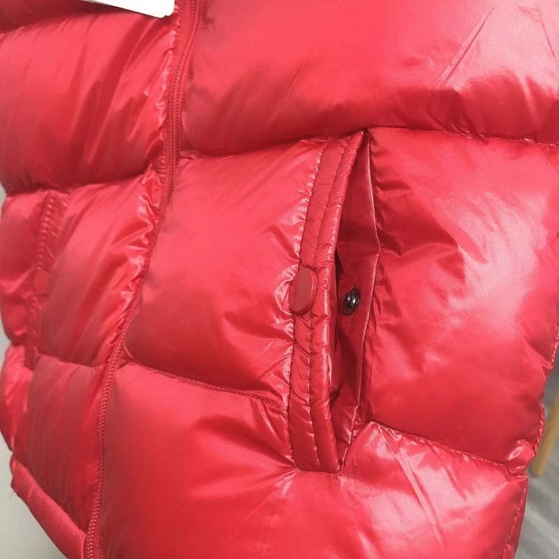 Moncler Kids Hooded Down Vest Red - 30