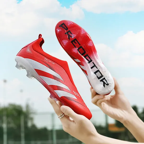 Adidas Predator Techfit Red White Football Cleats - 11