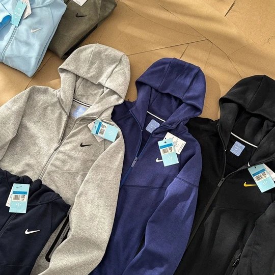 Nike Tech Fleece Full-Zip Hoodie Army Green Outerwear - 14