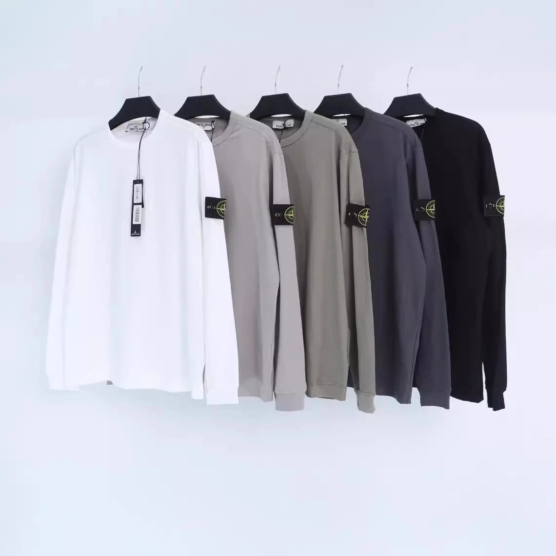 ST * casual round neck sweatshirt long sleeved top