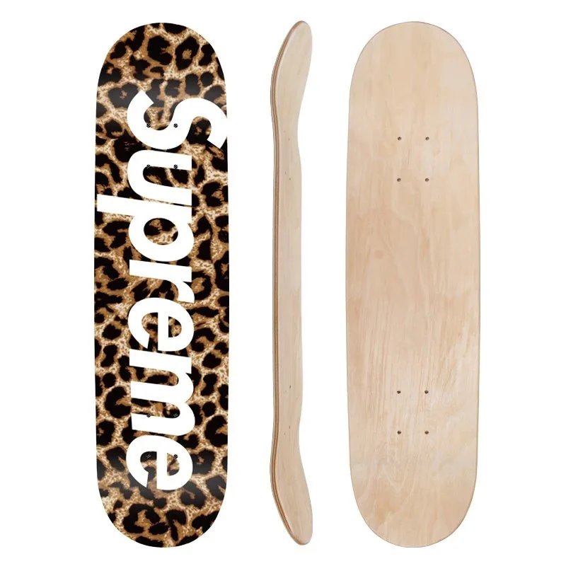 5 [Free photo] Skateboard Double Swing Board DIY Board Surface Wall Decoration Board