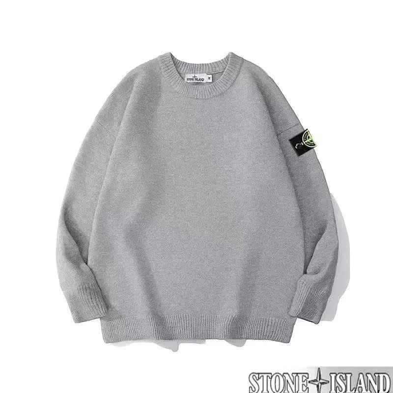 Light Gray Crew Neck Sweater