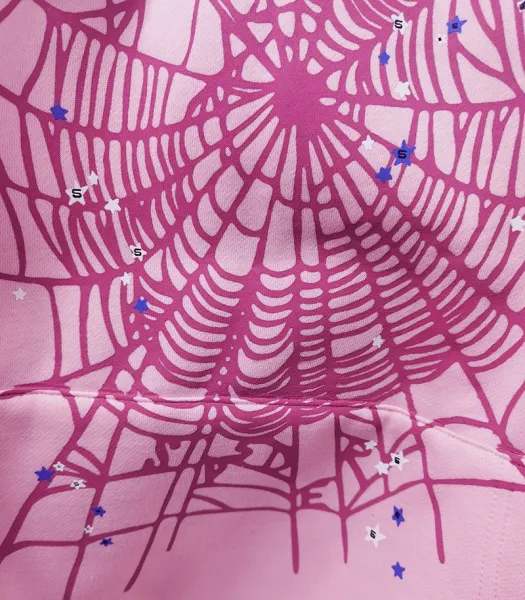 SP5DER Spider Web Hoodie Brown - 19