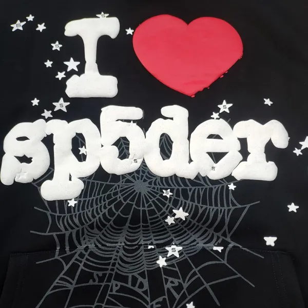 SP5DER Spider Web Hoodie Brown - 28