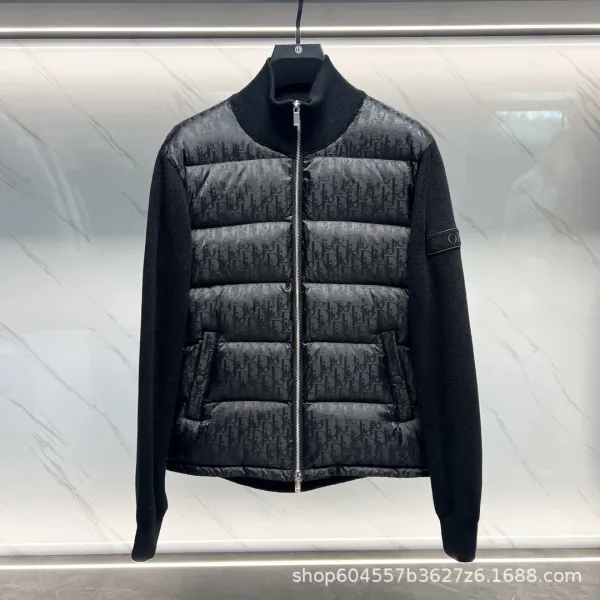 Dior Oblique Quilted Hybrid Jacket Black Outerwear - 1