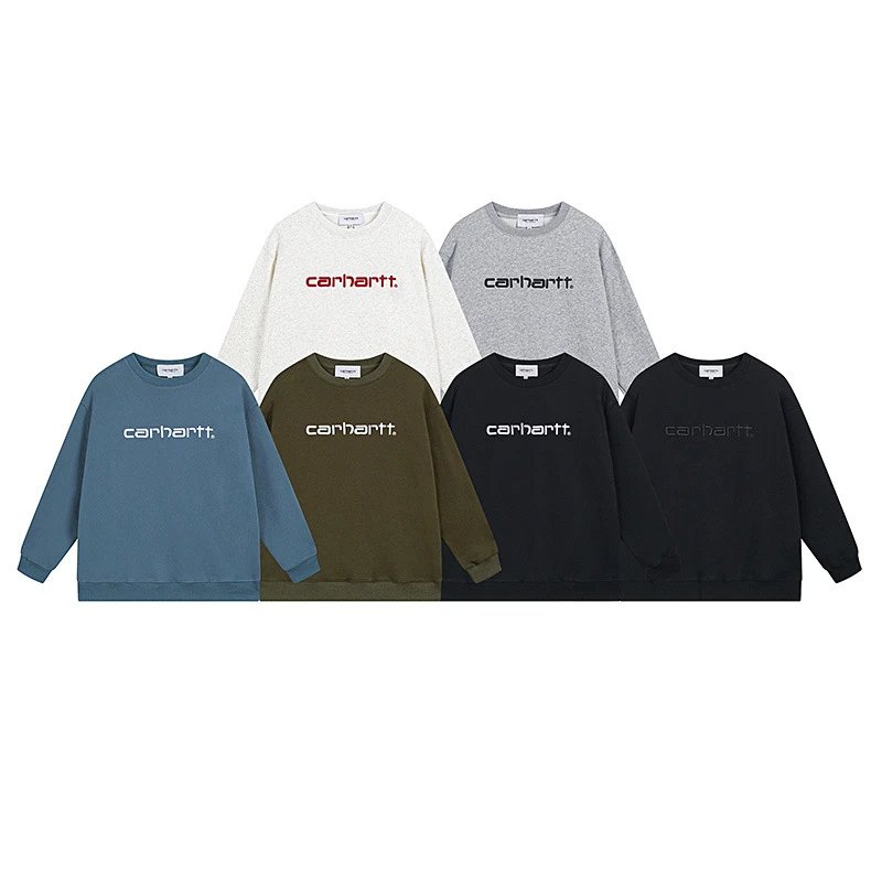 Carhartt Script Logo Crewneck Sweatshirt in Multiple Colors Hoodie