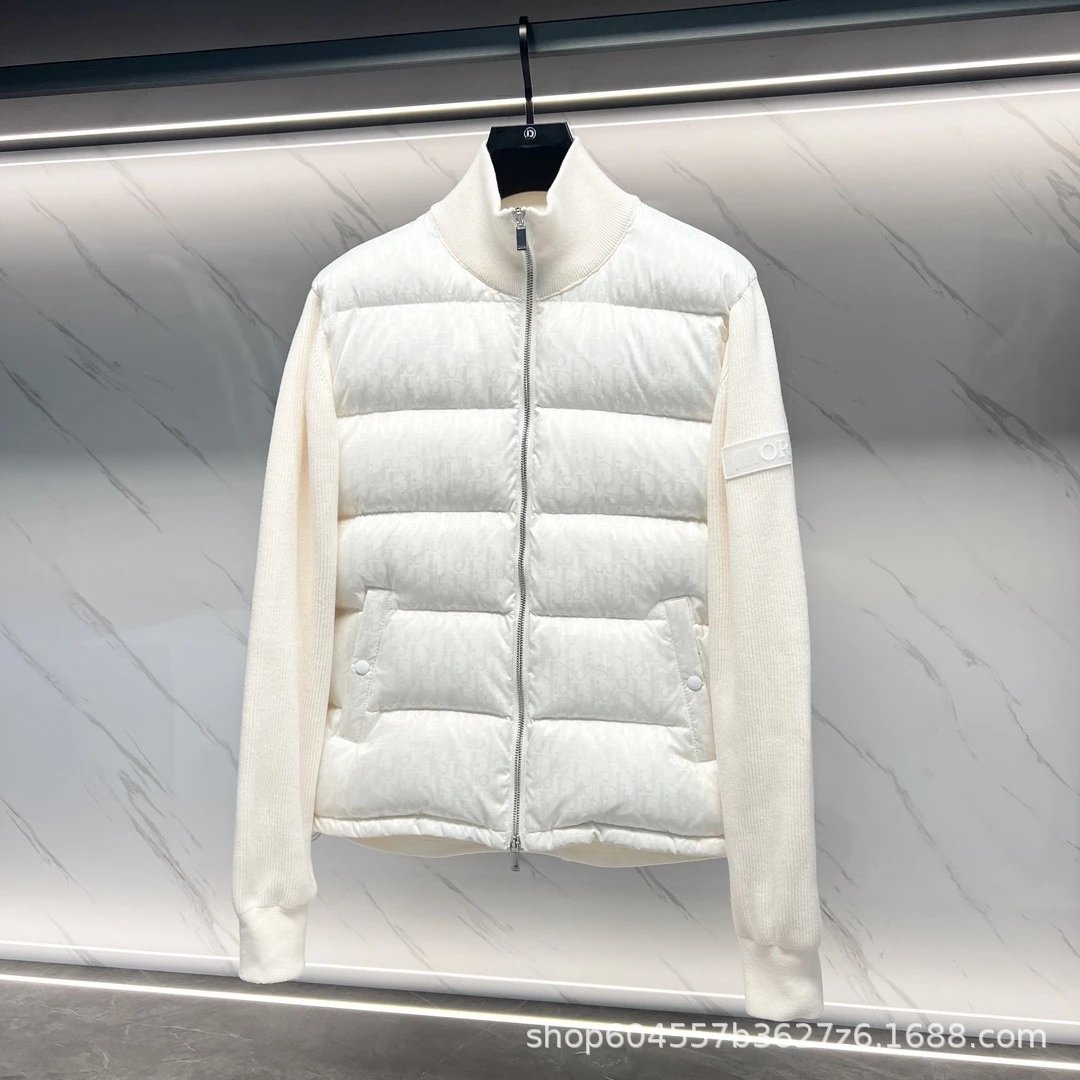 Dior Oblique Monogram Down Jacket Navy - 3