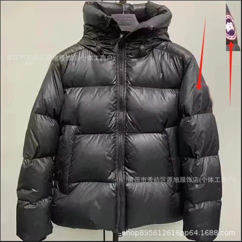 2024 Winter New High-Quality Canada Goose Puffer Down Jacket for Men and Women, Black Label