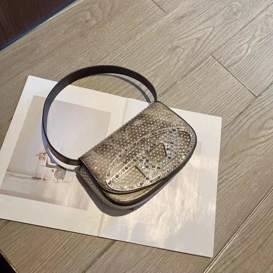 2024 new women's bag niche design Dingdang bag women's handbag summer texture armpit bag single shoulder crossbody bag