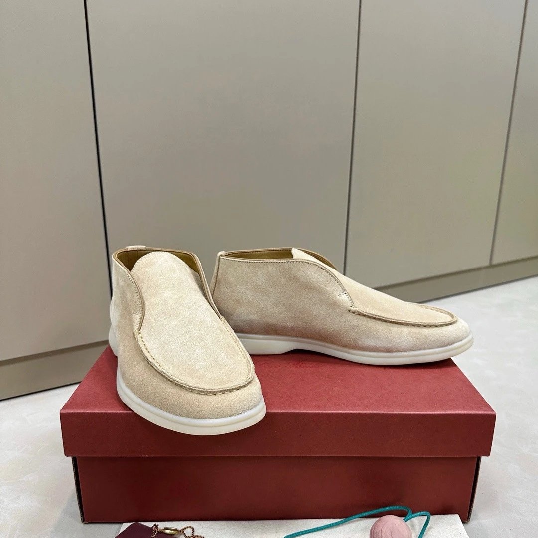 Other Casual Slip-Ons Suede High-Top Beige
