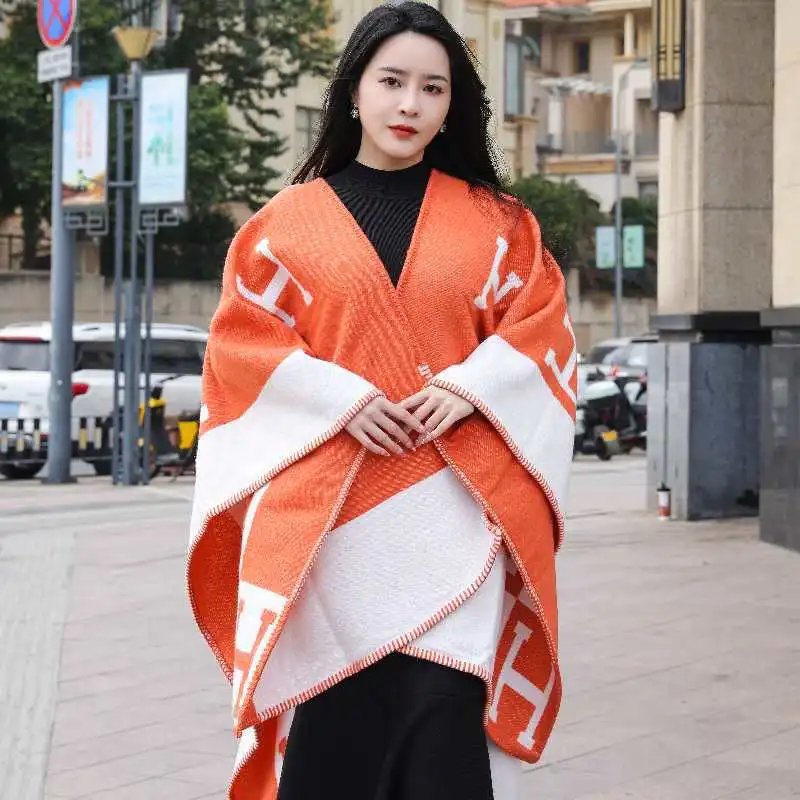 Hermes Avalon Blanket Orange