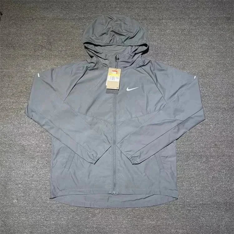 Gray Nike Windbreaker Jacket