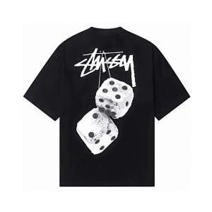 Stussy T-shirt Dice Black