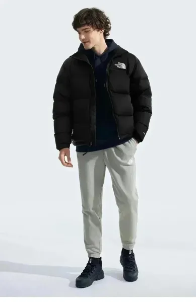 The North Face 1996 Retro Nuptse Jacket White/Black Abstract Print Down-Jacket - 6