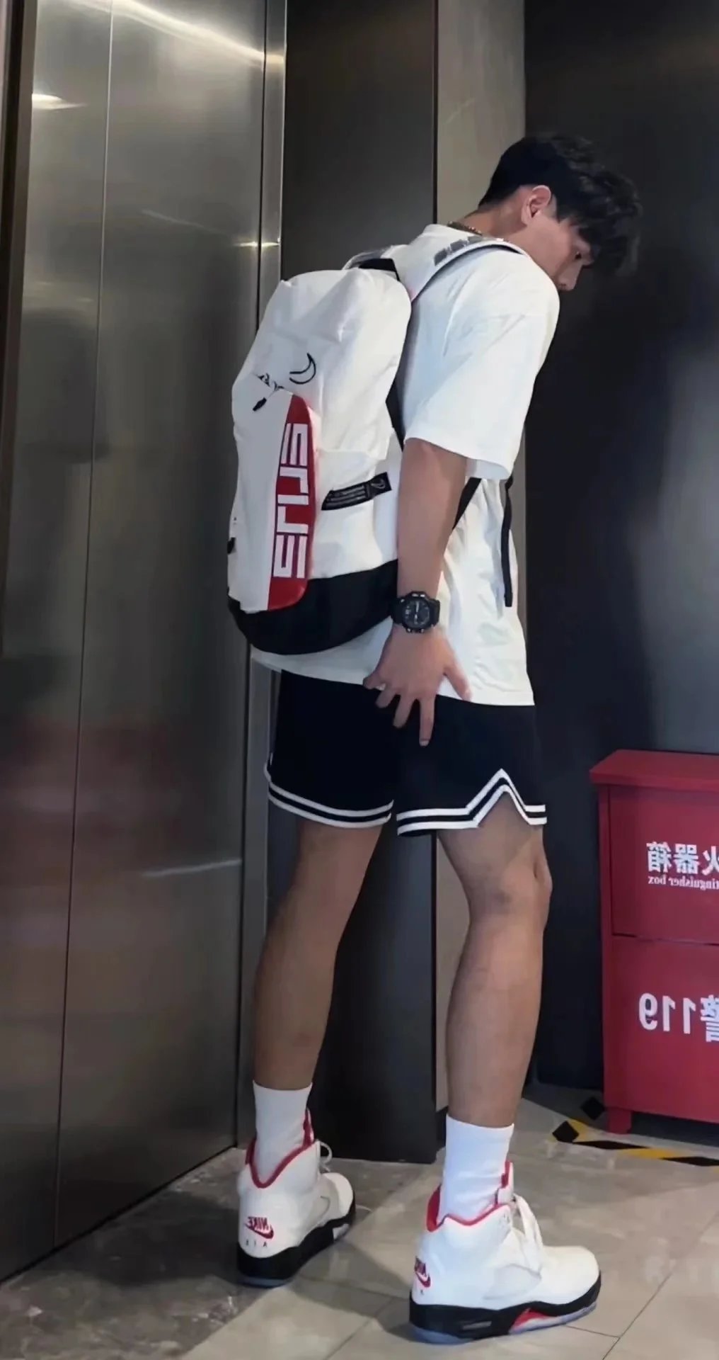 Nike Elite Basketball Backpack Black - 3