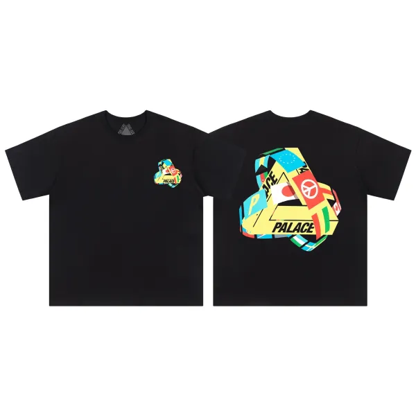 Palace Skateboards Triangle Logo White T-Shirt - 34