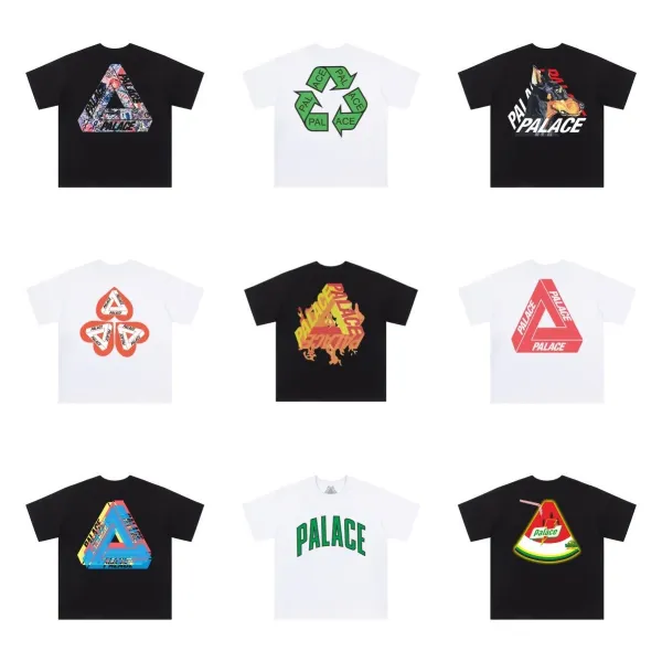 Palace Skateboards Triangle Logo White T-Shirt - 3