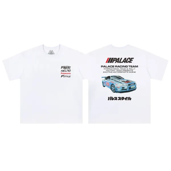 Palace Skateboards Triangle Logo White T-Shirt - 26