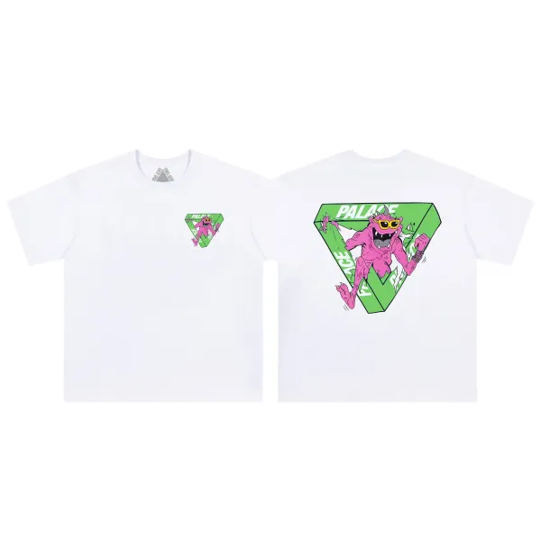 Palace Skateboards Triangle Logo White T-Shirt - 28