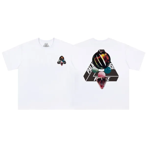 Palace Skateboards Triangle Logo White T-Shirt - 29