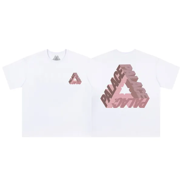 Palace Skateboards Triangle Logo White T-Shirt - 37