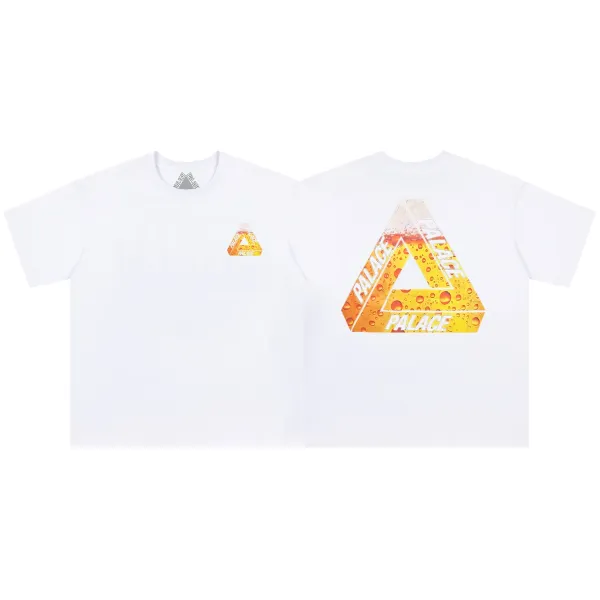 Palace Skateboards Tri-Logo Water Droplet White T-Shirt - 1