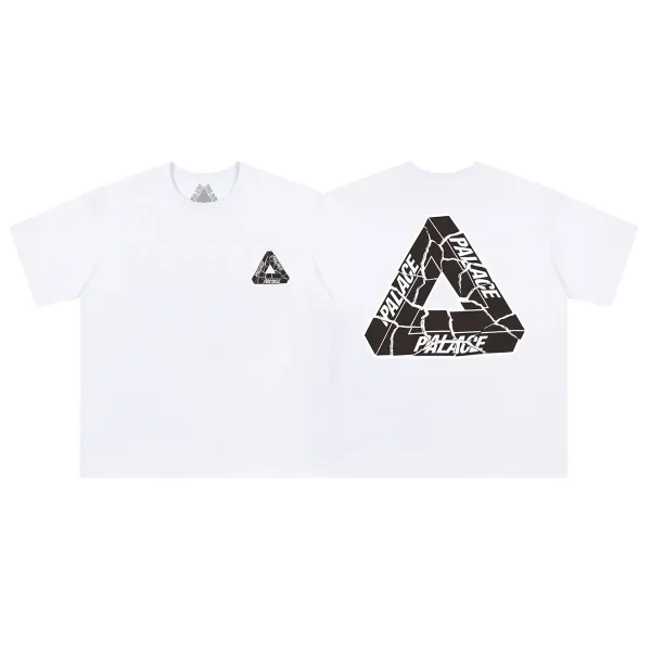 Palace Skateboards Triangle Logo White T-Shirt - 32
