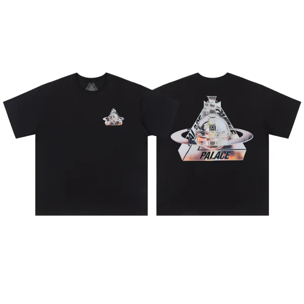 Palace Skateboards Triangle Logo White T-Shirt - 20