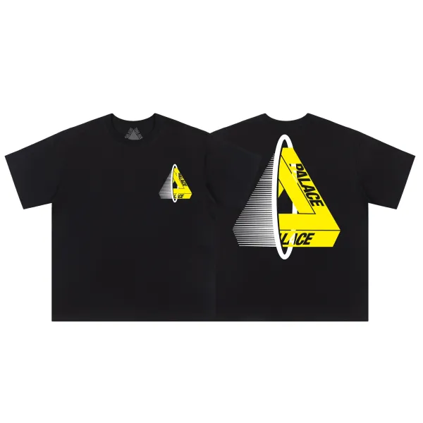 Palace Skateboards Triangle Logo Black T-Shirt - 1