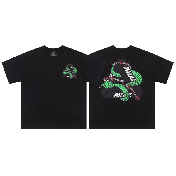 Palace Skateboards Triangle Logo White T-Shirt - 36