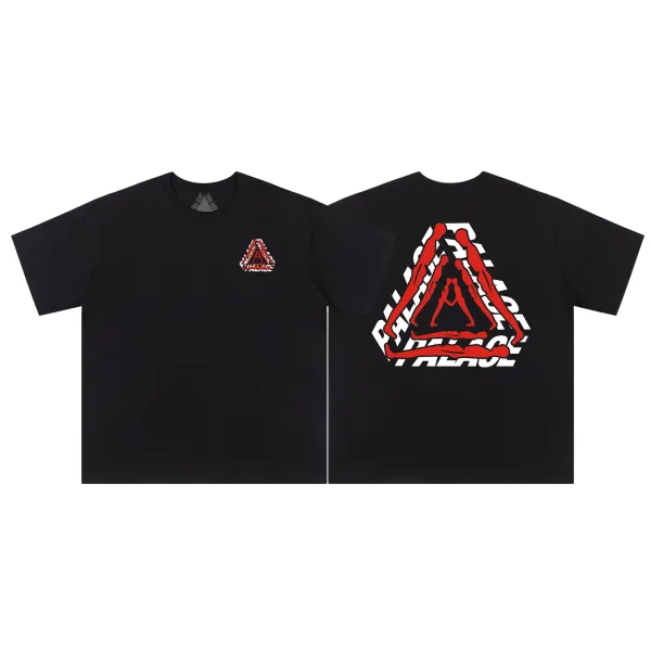 Palace Skateboards Triangle Logo White T-Shirt - 12
