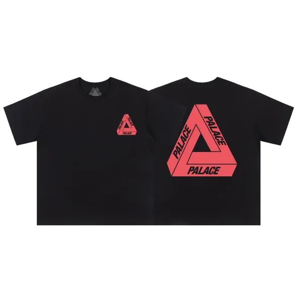 Palace Skateboards Triangle Logo Black T-Shirt - 1