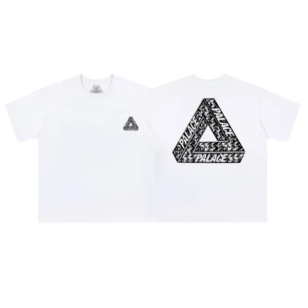 Palace Skateboards Tri-Print White T-Shirt - 1